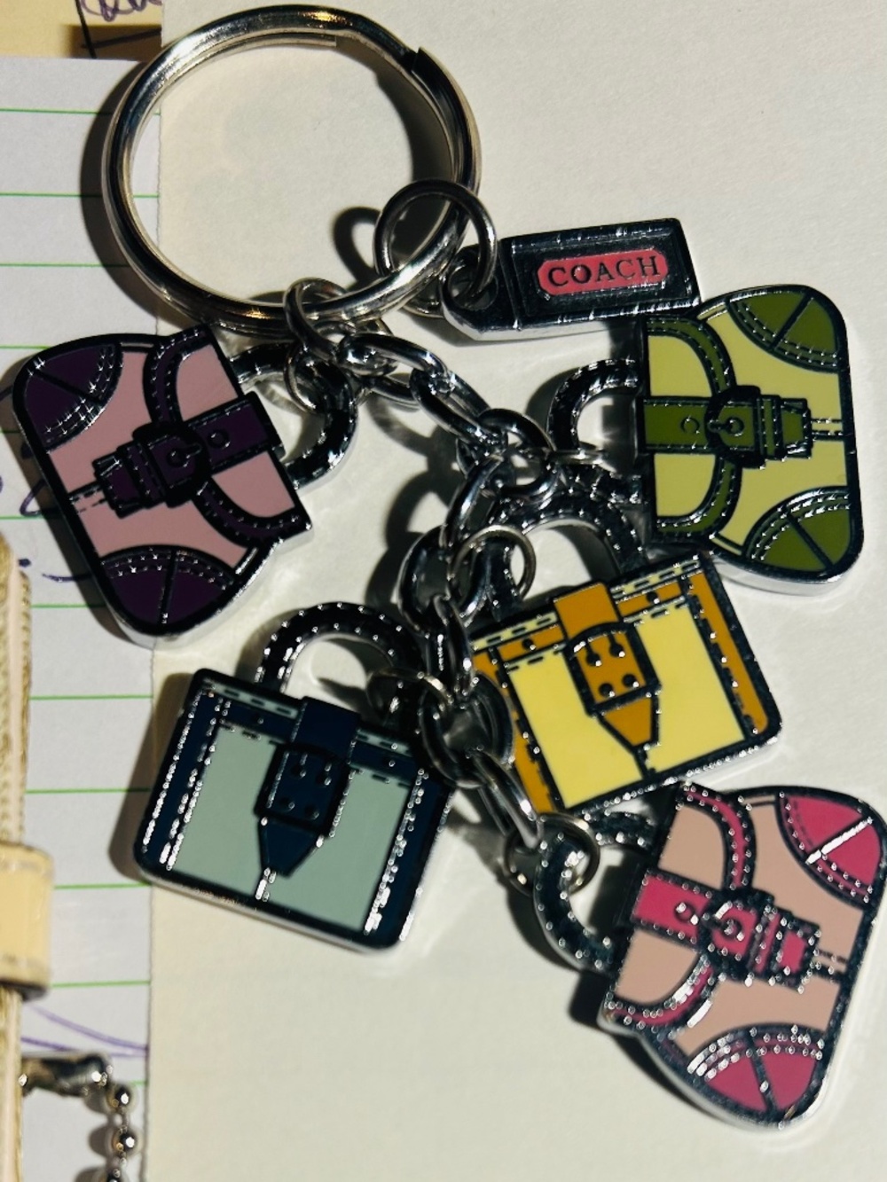 Vintage Coach keychain